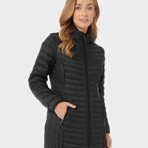 Ralph Lauren Down Puffer Jacket Black/Red Feather Down ULTRA-LIGHT DOWN PACKABLE